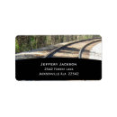 Search for transportation return address labels Railroad