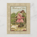 Search for vintage cat paintings postcards For her