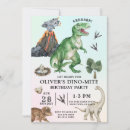 Search for tyrannosaurus birthday invitations T rex