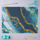 Search for blue glitter tissue paper Agate marble