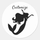 Search for black mermaid stickers For her