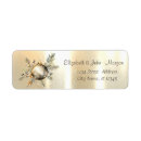 Search for pine branch return address labels Watercolor