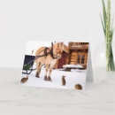 Search for horse farm christmas cards Winter