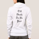 Search for till death do us part clothing Black and white