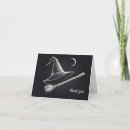 Search for witch thank you cards Spooky
