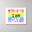 Search for kiss canvas prints Gay