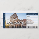 Search for rome invitations Boarding pass