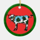 Search for dairy christmas tree decorations Cow