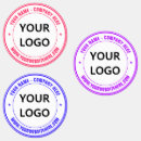 Search for circular logo stickers Business