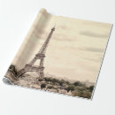Search for eiffel tower wrapping paper Vintage