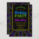 Search for neon nights invitations Dance party vibe