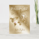 Search for passport birthday invitations World map