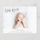 Search for two sided birth announcement cards Modern