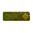 Search for irish clover return address labels St patrick's day