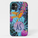 Search for tropical foliage iphone cases Bright