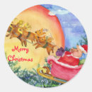 Search for delivering stickers Santa