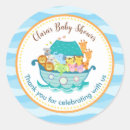 Search for noahs ark baby shower stickers Christian