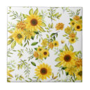 Search for sunflower tiles Watercolor