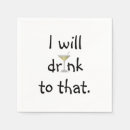Search for funny alcohol napkins Party