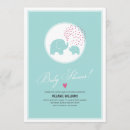 Search for blue baby shower invitations Elephant