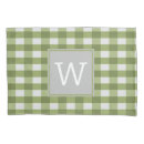 Search for green plaid pillowcases Chequered