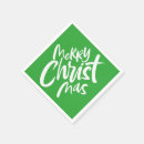 Search for christmas plates and napkins Green