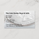 Search for coin dealer business cards Money