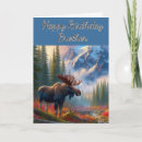 Search for moose birthday cards Nature