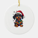Search for dachshund christmas tree decorations Animal
