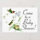 Search for hummingbird baby shower invitations Birds