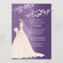 Search for amethyst bridal shower invitations Bride