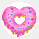 Search for doughnut stickers Heart
