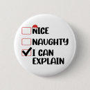 Search for funny movie badges Santa