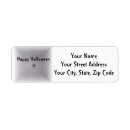 Search for spider return address labels Typography