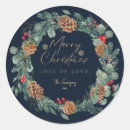 Search for merry christmas wreath stickers Foliage