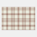 Search for brown plaid wrapping paper Tartan