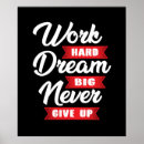 Search for never give in posters Determination