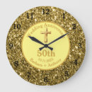 Search for golden wedding anniversary clocks Religious