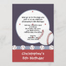 Search for softball birthday invitations Boy