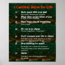 Search for 7 cardinal rules for life posters Dad