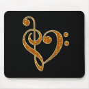 Search for bass clef mouse mats Heart