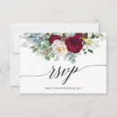 Search for red wine invitations Watercolor burgundy floral