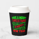 Search for happy new year paper cups Festive