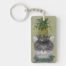 Search for grey cat key rings Animal lovers