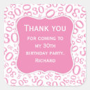 Search for 30th birthday celebration stickers Elegant