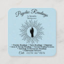 Search for tarot reader business cards Fortune teller