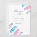 Search for feather rsvp cards Tribal