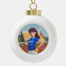 Search for girl softball player christmas tree decorations Sport