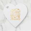 Search for valentines favour tags Gold