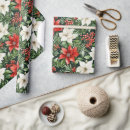 Search for christmas wrapping paper Poinsettia